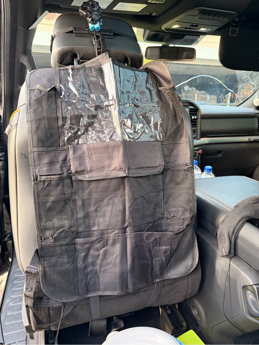 Car Seat Back Organizer - Black - Pack of 2